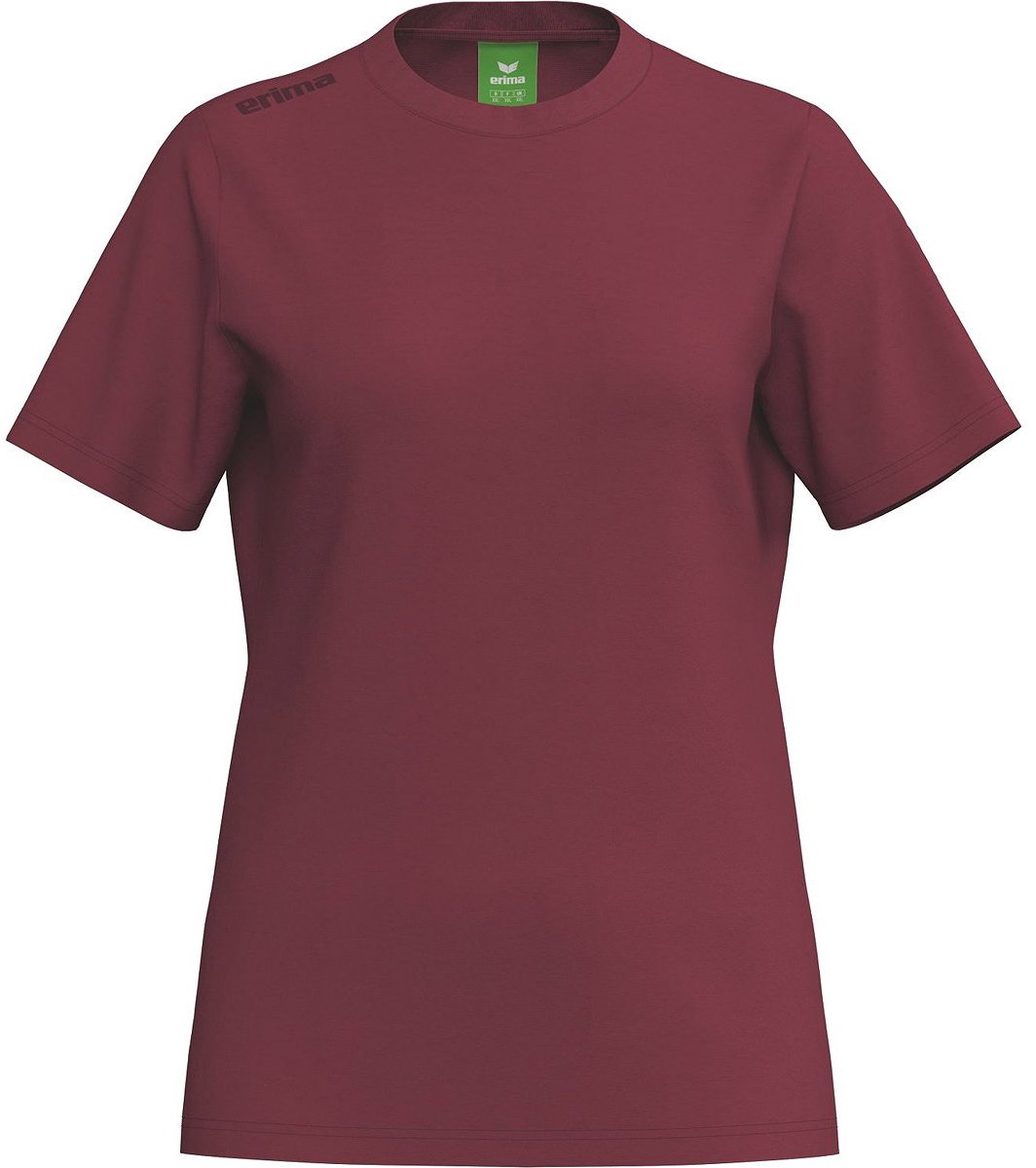 1064x1200-16 Erima Ts T-Shirt Dames - New Bordeaux | Maat: 36 - Afbeelding 1