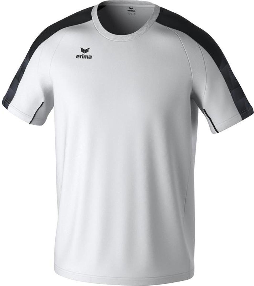 1064x1200-19 Erima Evo Star T-Shirt Heren - Wit / Zwart | Maat: S - Afbeelding 1
