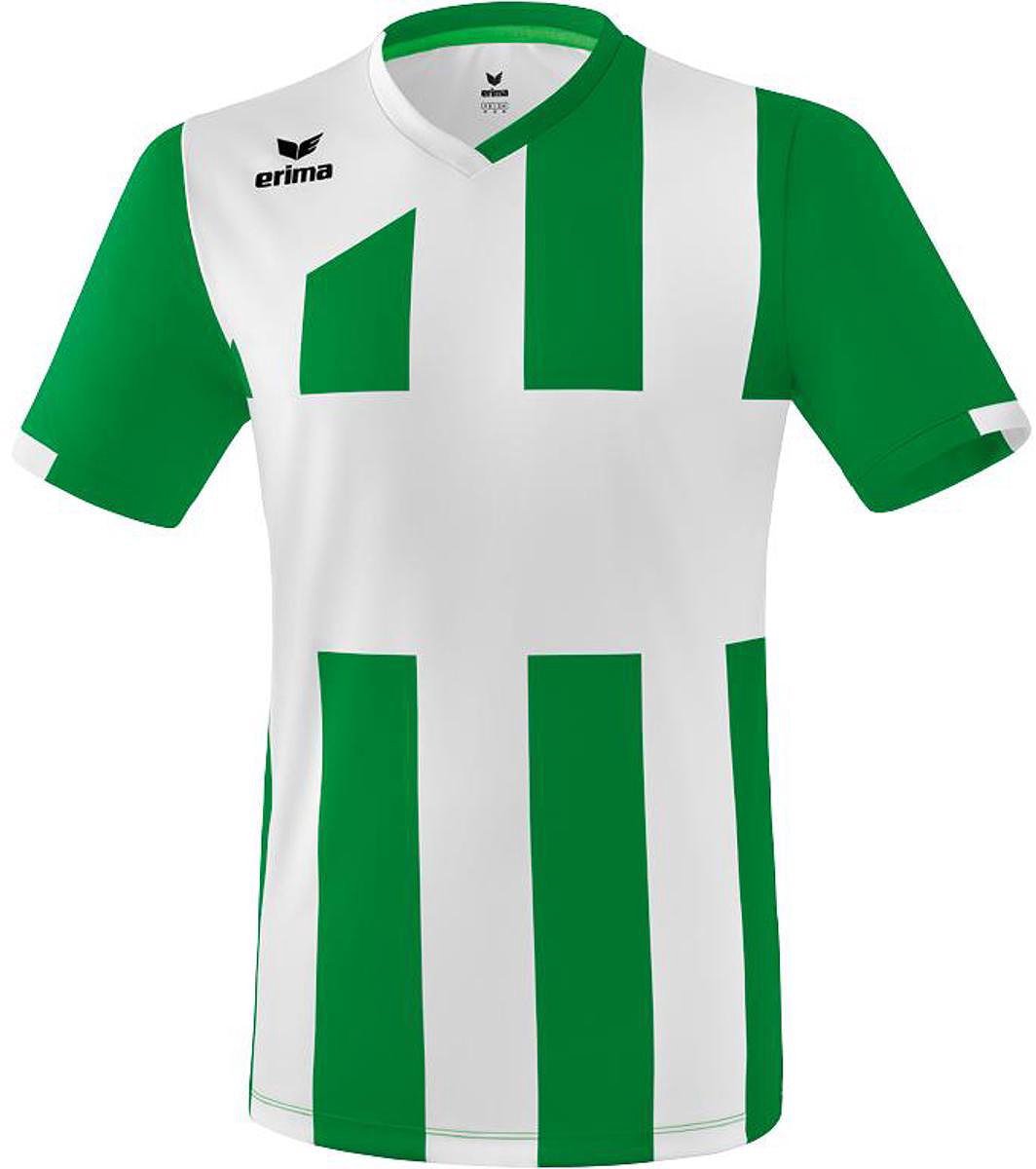 1064x1200-7 Erima Siena 3.0 Shirt Korte Mouw Heren - Smaragd / Wit | Maat: XL - Afbeelding 1