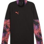 Puma Individualcup Sweatshirt Met Halve Rits Zwart S Man,Vrouw