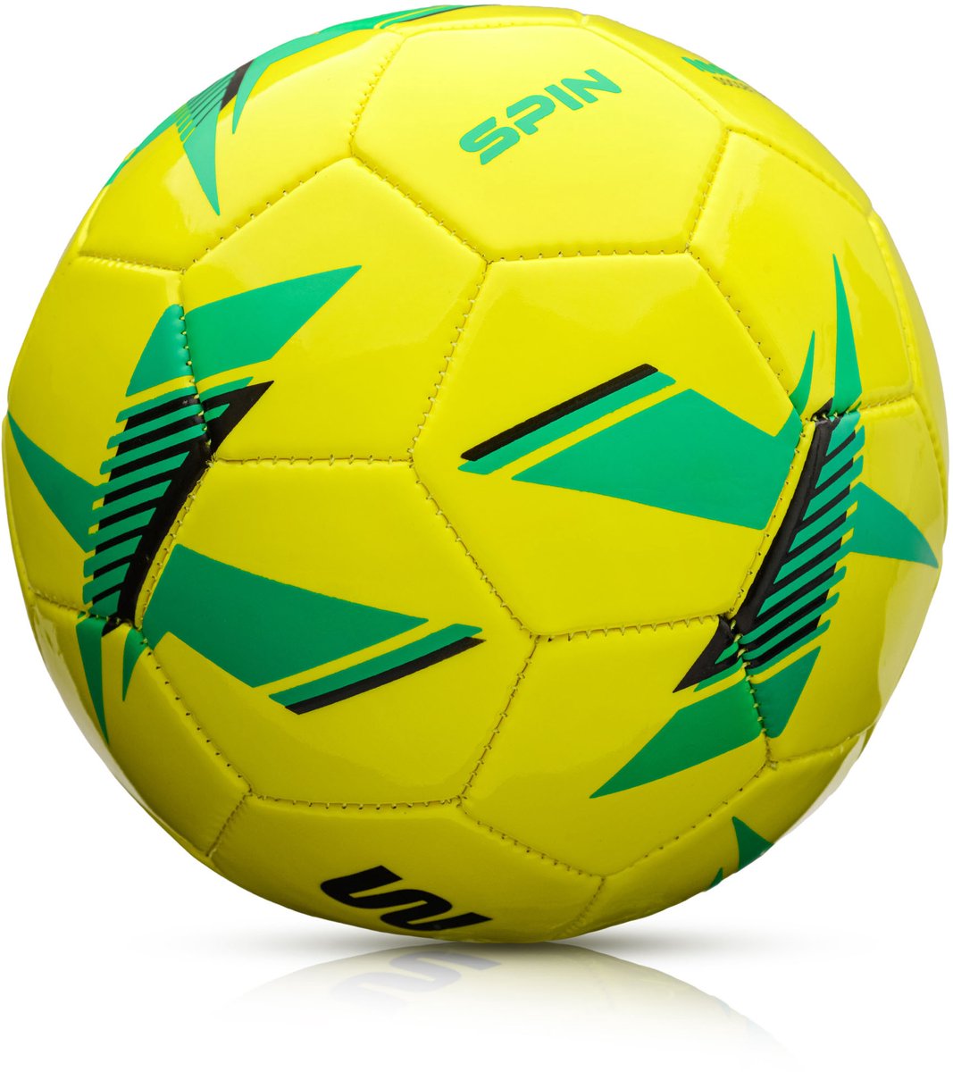 1067x1200-2 Meteor Spin 4 - Voetbal - Geel - Afbeelding 1