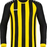 Jako Inter Voetbalshirt Lange Mouw Heren - Zwart / Citroen | Maat: S