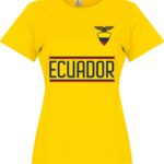 Ecuador Team T-shirt - Geel - Dames - XL