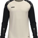 Jako Sonic Longsleeve Kinderen - Off White / Zwart | Maat: 116