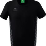 Erima Essential Team T-Shirt Heren - Zwart / Slate Grey | Maat: 3XL