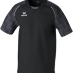 Erima Evo Star Shirt Korte Mouw Kinderen - Zwart / Slate Grey | Maat: 128