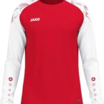 Jako Sonic Longsleeve Kinderen - Rood / Wit | Maat: 128