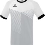 Erima Mantua Shirt Korte Mouw Heren - Wit / Zwart | Maat: XL