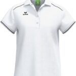 Erima Cmpt 3 Wings Polo Dames - Wit / Zwart | Maat: 38