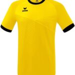 Erima Mantua Shirt Korte Mouw Heren - Geel / Zwart | Maat: XXL