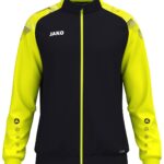Jako Sonic Polyestervest Kinderen - Zwart / Fluogeel | Maat: 116