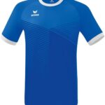 Erima Mantua Shirt Korte Mouw Heren - New Royal / Wit | Maat: L