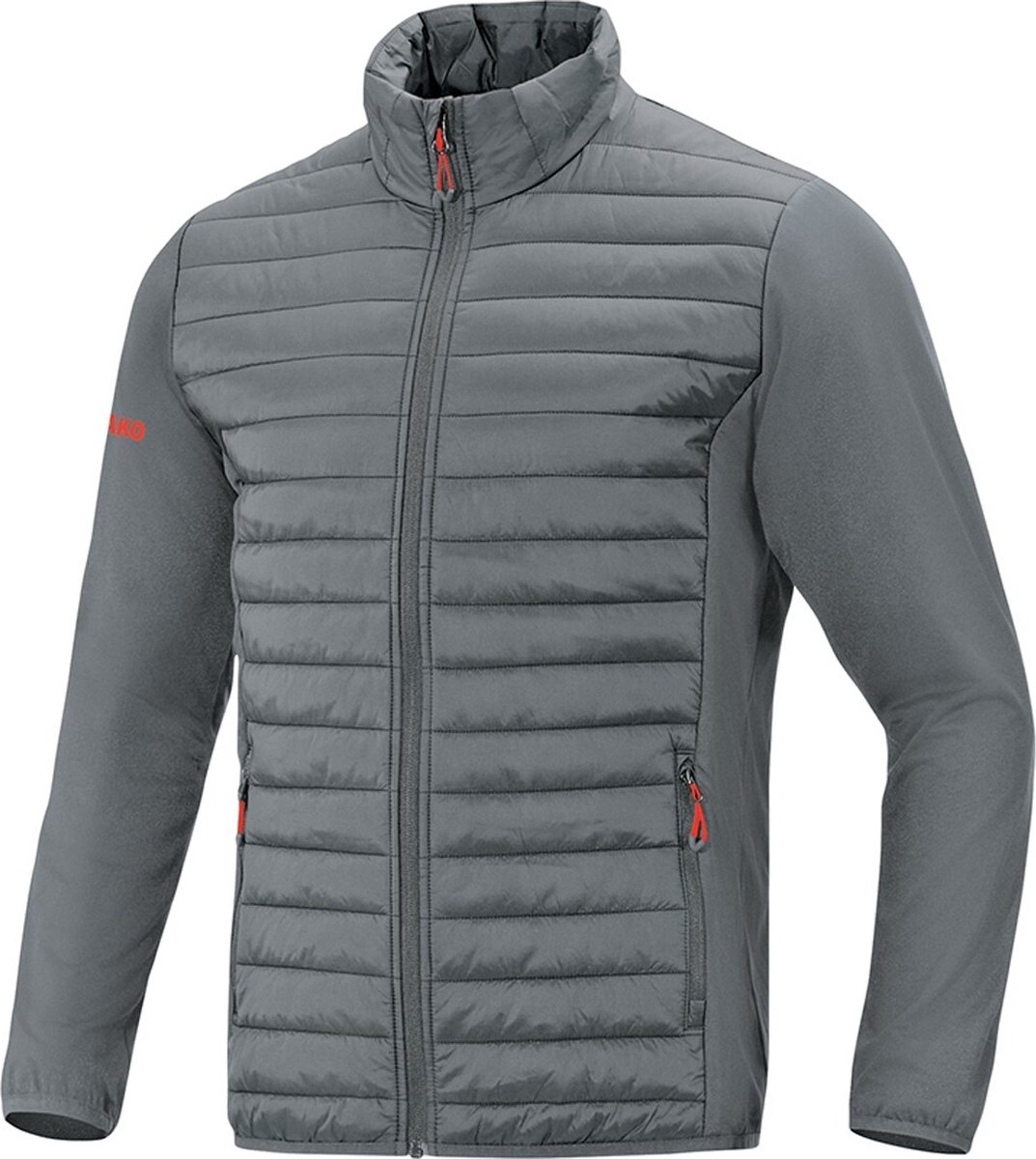 1073x1200-30 Jako - Hybrid Jacket Premium - Hybridejas Premium - L - Grijs - Afbeelding 1