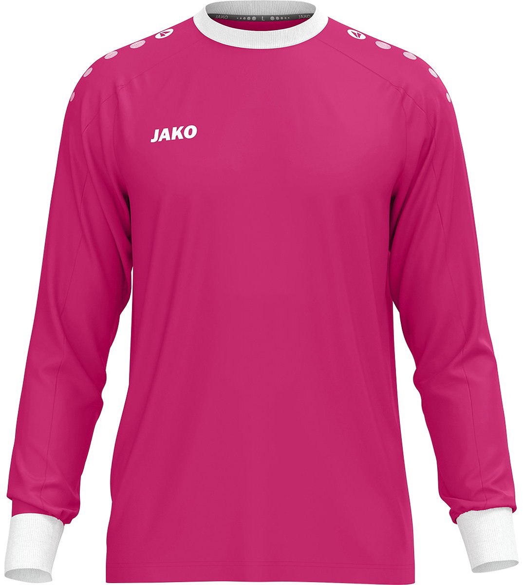1074x1200-102 Jako One Keepershirt Lange Mouw Heren - Deep Pink | Maat: XL - Afbeelding 1