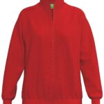 Erima Ts Sweatjack Dames - Rood | Maat: 36
