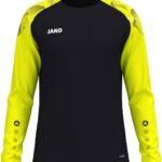 Jako Sonic Longsleeve Kinderen - Zwart / Fluogeel | Maat: 152
