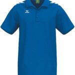 Erima Cmpt 3 Wings Polo Heren - New Royal / Wit | Maat: M