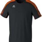 Erima Evo Star T-Shirt Kinderen - Zwart / Oranje | Maat: 164