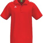 Erima Cmpt 3 Wings Polo Heren - Rood / Wit | Maat: L
