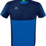 Erima Six Wings T-Shirt Heren - New Royal / New Navy | Maat: 3XL