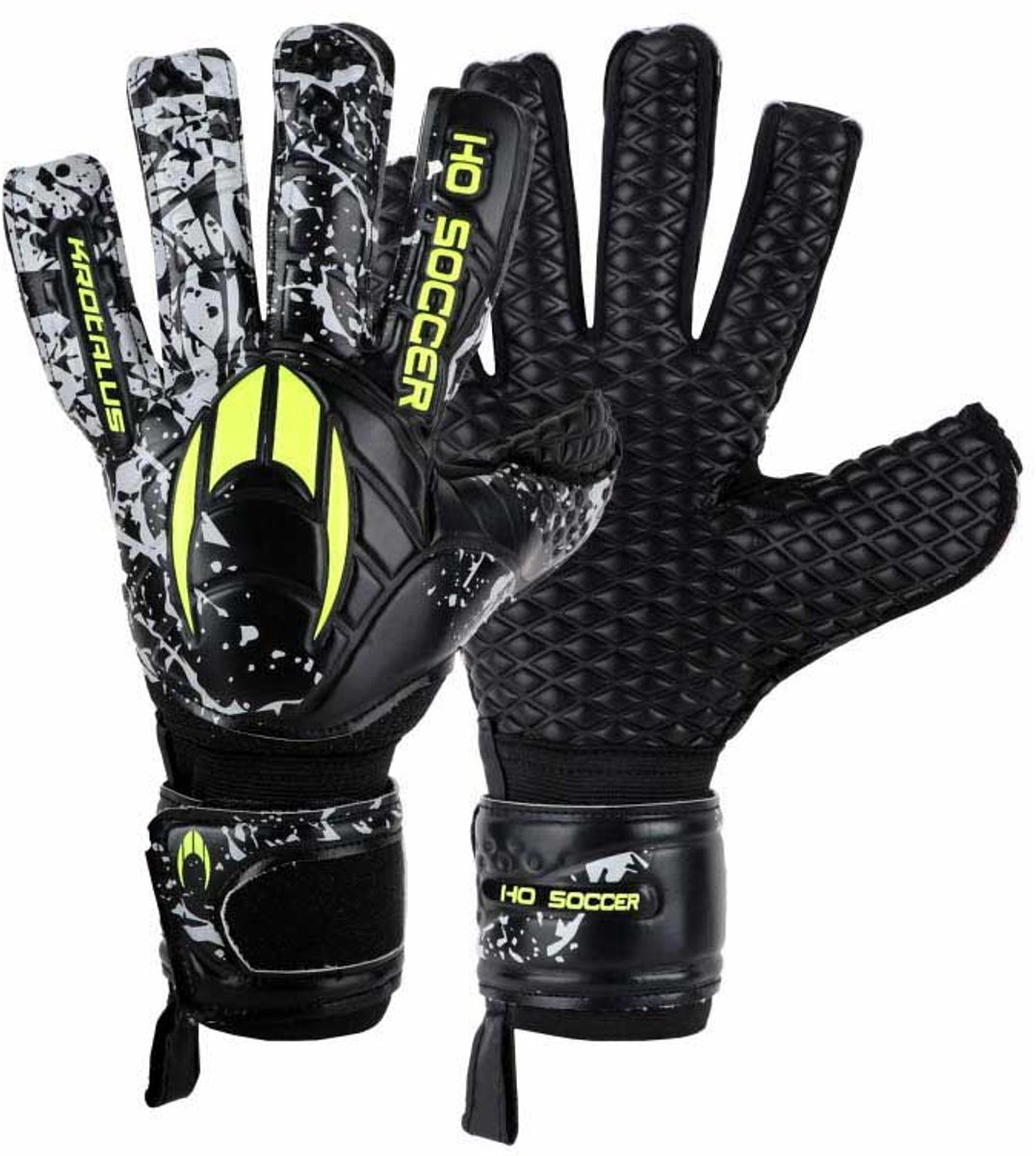 1076x1200-11 Ho Soccer Krotalus Ii Ng Hardground Keepershandschoenen Zwart 7.5 - Afbeelding 1