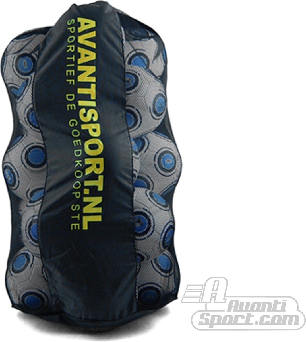 1076x1200-2 Fanartikelen - Avantisport.nl Ballenzak - Ballentas - One Size - Zwart/Geel - Afbeelding 1