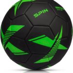 Meteor Spin 5 - Voetbal - Zwart/Groen