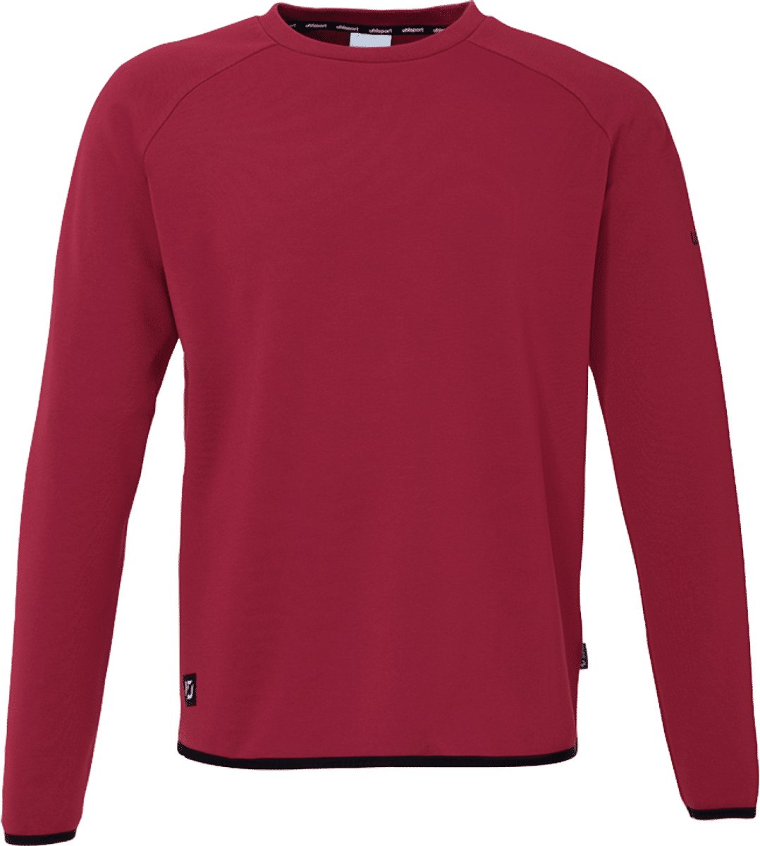1078x1200-1 Uhlsport Id Sweatshirt Kinderen - Bordeaux / Zwart | Maat: 164 - Afbeelding 1