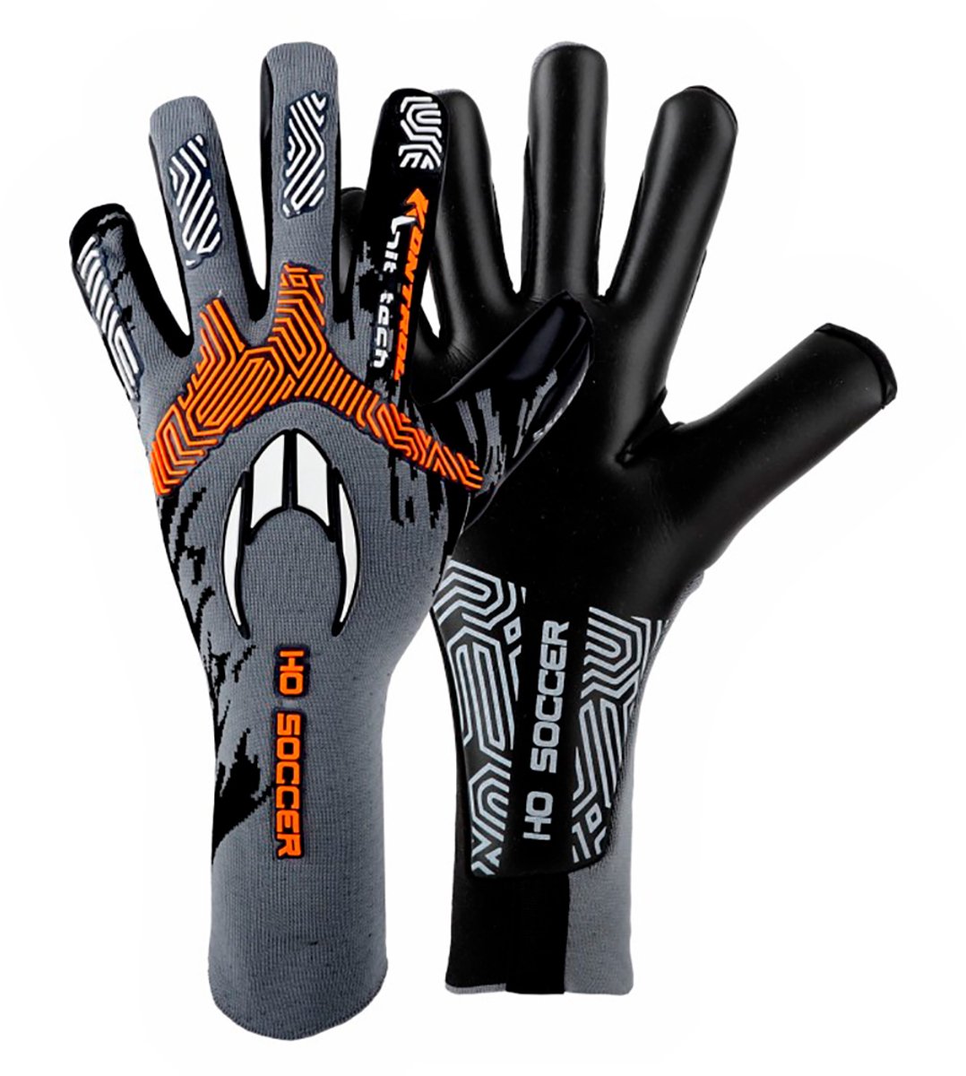 1078x1200-7 Ho Soccer Ssg Kontrol Knit Tech Ii Keepershandschoenen Grijs 7.5 - Afbeelding 1
