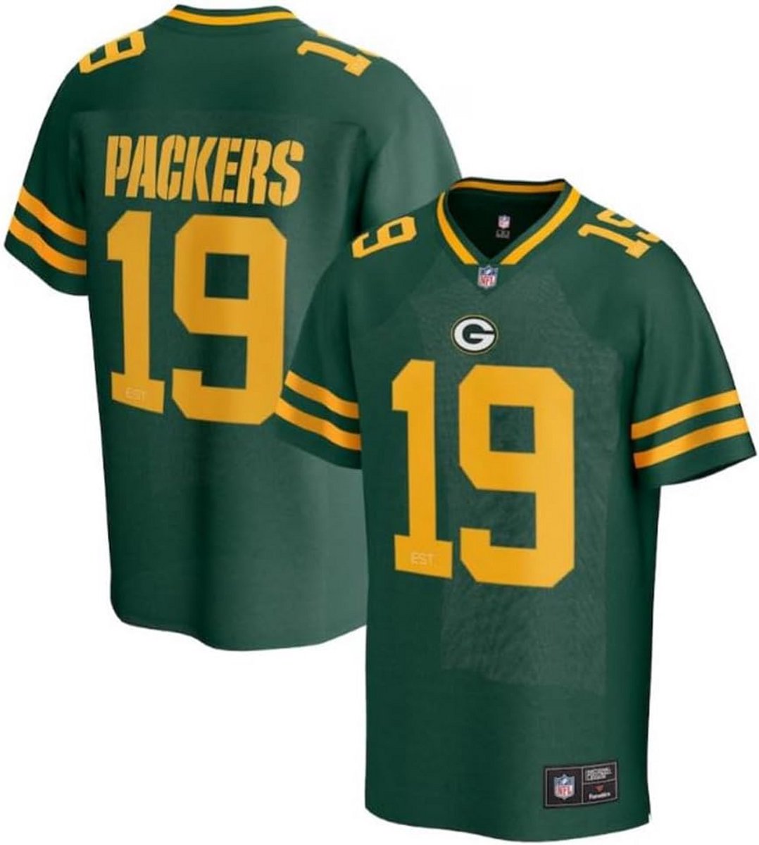 1078x1200-8 NFL Green Bay Packers Core Foundation Thuisshirt - Afbeelding 1