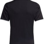 Adidas Entrada 26 T-shirt Met Korte Mouwen Zwart 5-6 Years Jongens,Meisjes