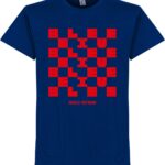 Kroatië Hvala Vatreni Homecoming T-Shirt - Navy - XL