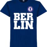 Berlin Text T-Shirt - Blauw - S