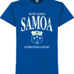Samoa Rugby T-Shirt - Blauw - XXXXL
