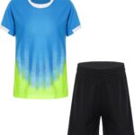 Voetbaltenue Kinderen - Shirt en Korte Broek Trainingsset voor Jongens en Meisjes (5-16 jaar)
