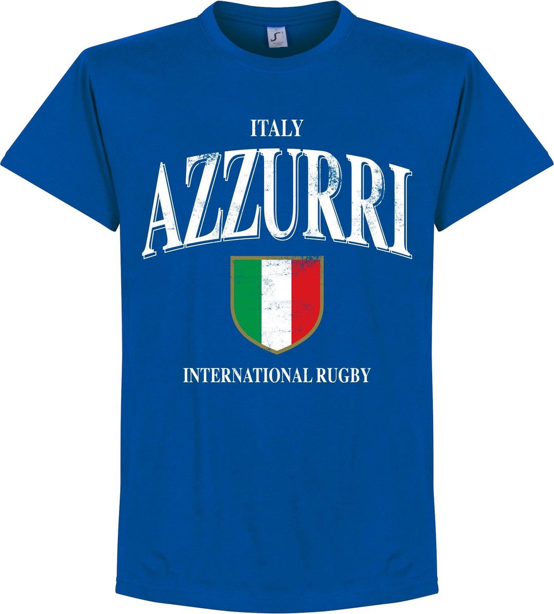 1082x1200-46 Italië Rugby T-Shirt - Blauw - XXL - Afbeelding 1