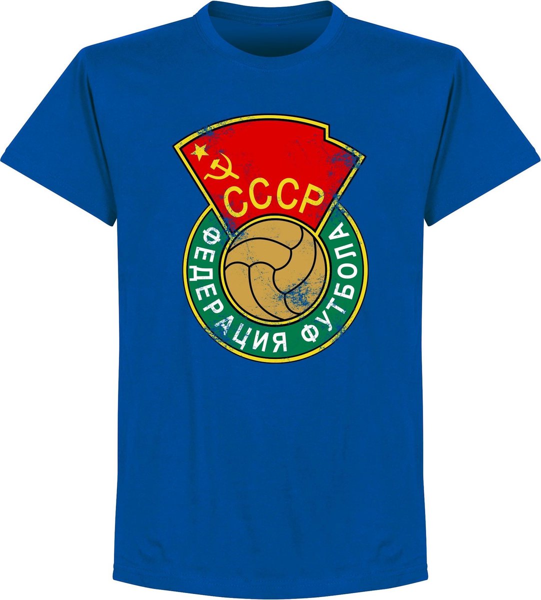 1082x1200-48 CCCP Logo T-Shirt - Blauw - L - Afbeelding 1
