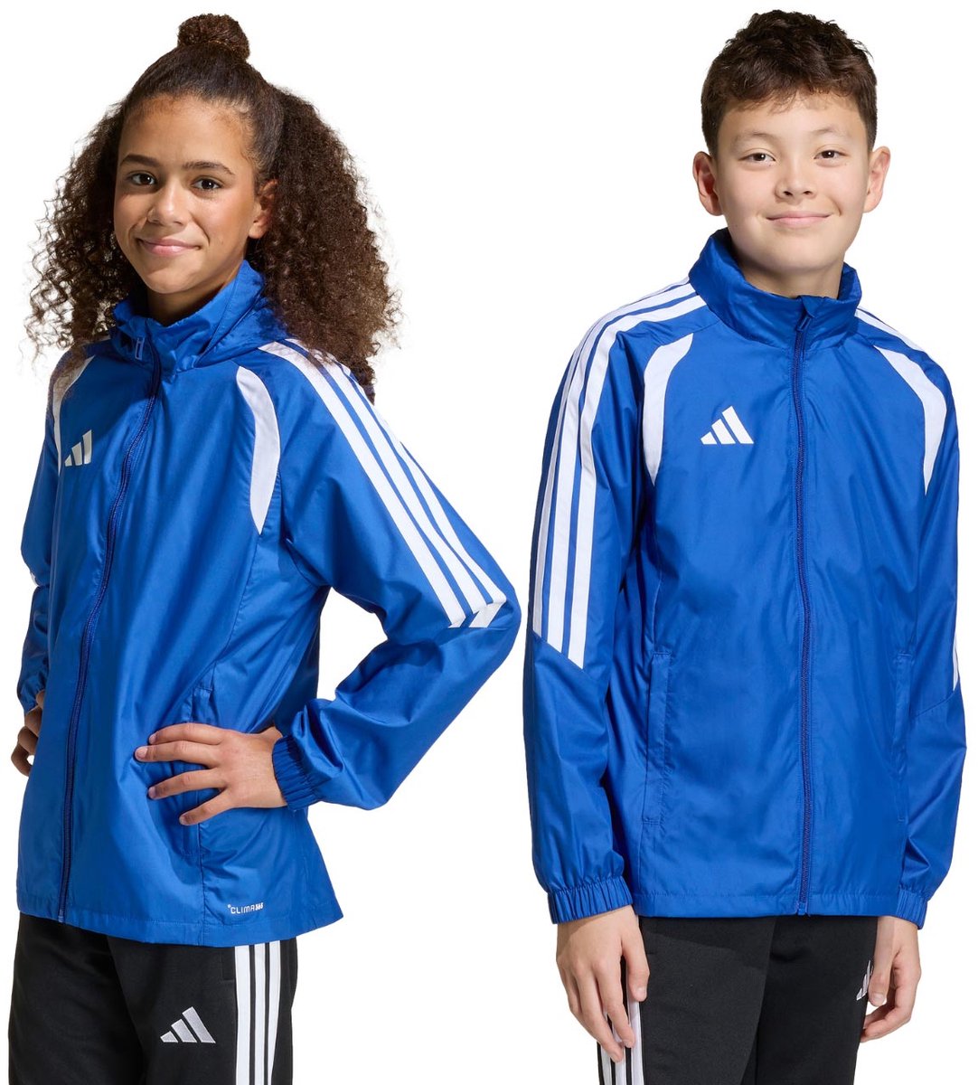 1082x1200-53 adidas Jas Kinderen Tiro 26 League Windbreaker Blauw - Maat 164cm - Afbeelding 1