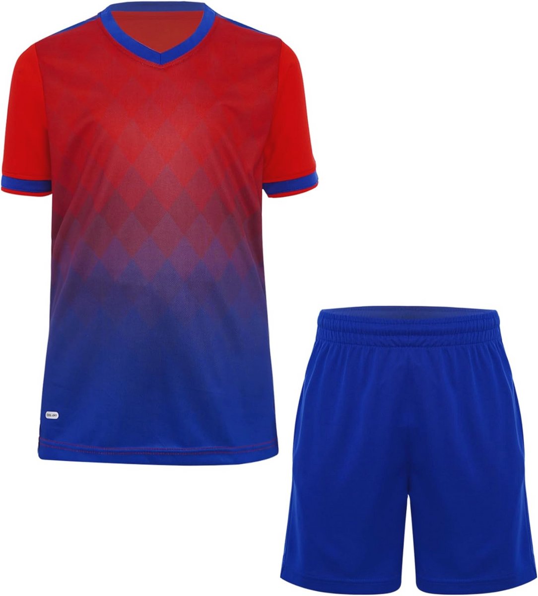 1084x1200-19 Trainingspak voor jongens - Korte mouwen T-shirt met short - Sportoutfit voor kinderen - Afbeelding 1
