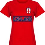 Engeland Team T-Shirt - Rood - Dames - L