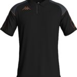Kappa Mastio Polo Heren - Zwart / Grijs | Maat: L