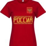 Rusland Dames Team T-Shirt - Rood - L