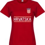 Kroatië Dames Team T-Shirt - Rood - XL