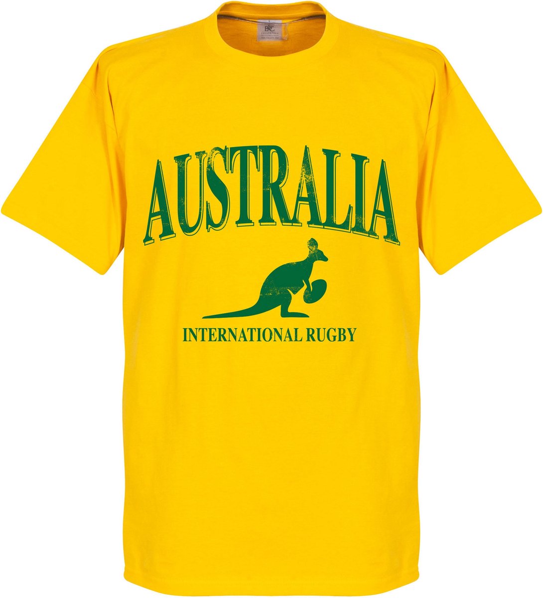1090x1200-16 Australië Rugby T-Shirt - Geel - S - Afbeelding 1