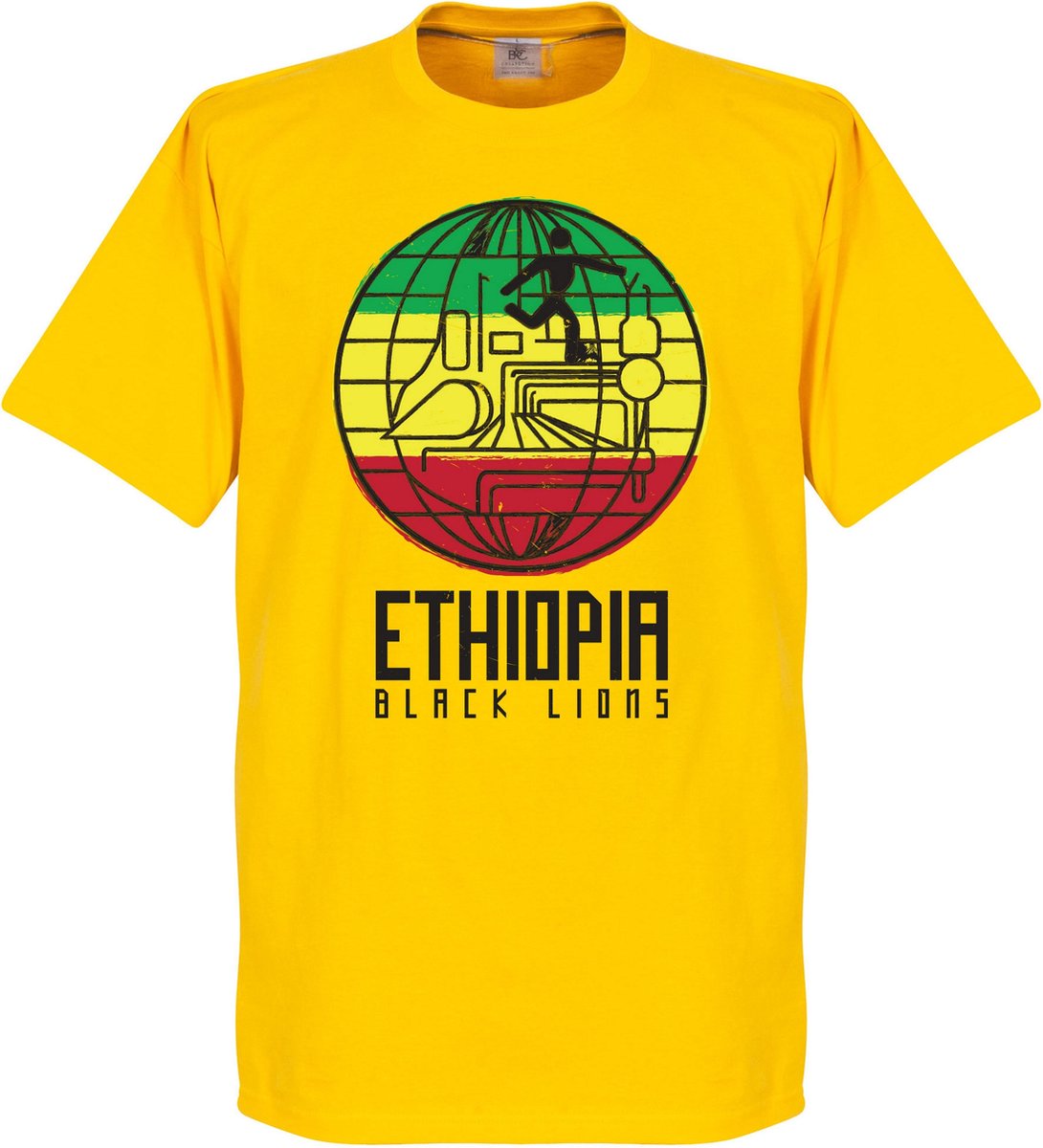 1090x1200-27 Ethiopië Black Lions T-Shirt - M - Afbeelding 1