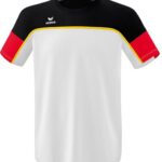 Erima Change T-Shirt Kinderen - Wit / Zwart / Rood | Maat: 128