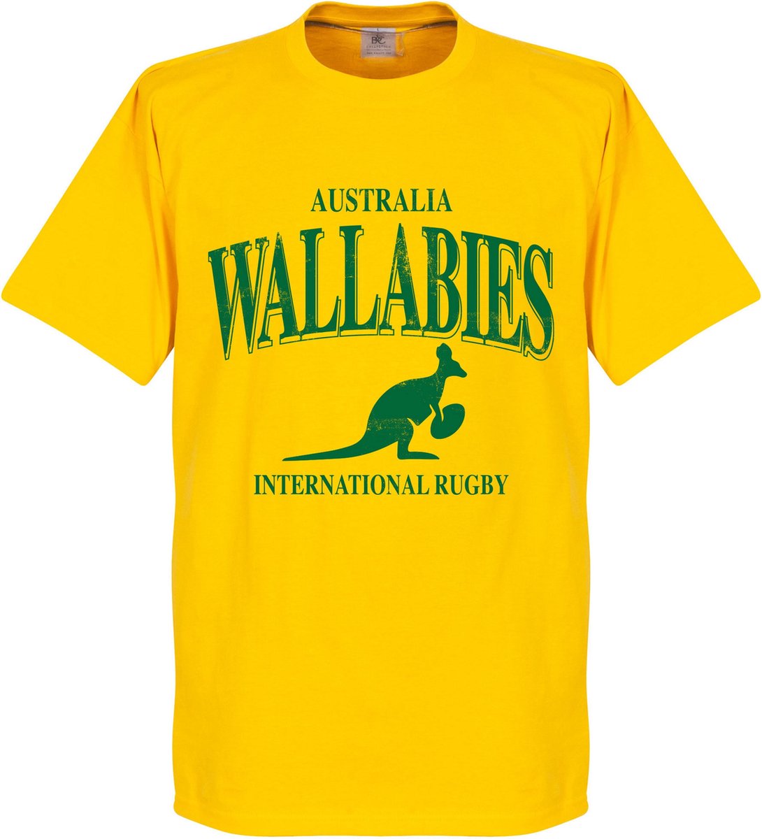 1090x1200-58 Australië Wallabies Rugby T-shirt - Geel - Kinderen - 128 - Afbeelding 1