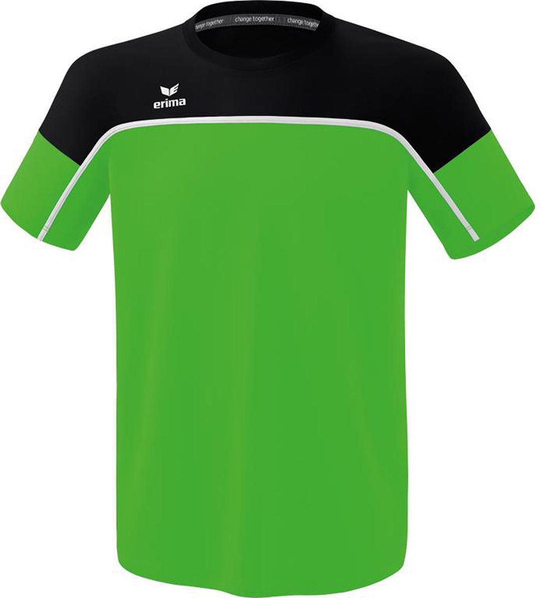 1090x1200-83 Erima Change T-Shirt Heren - Green / Zwart / Wit | Maat: XL - Afbeelding 1