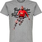 Pogba Script T-Shirt - Grijs - Kinderen - 152