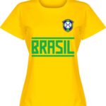 Brazilië Team T-Shirt - Geel - Dames - XL